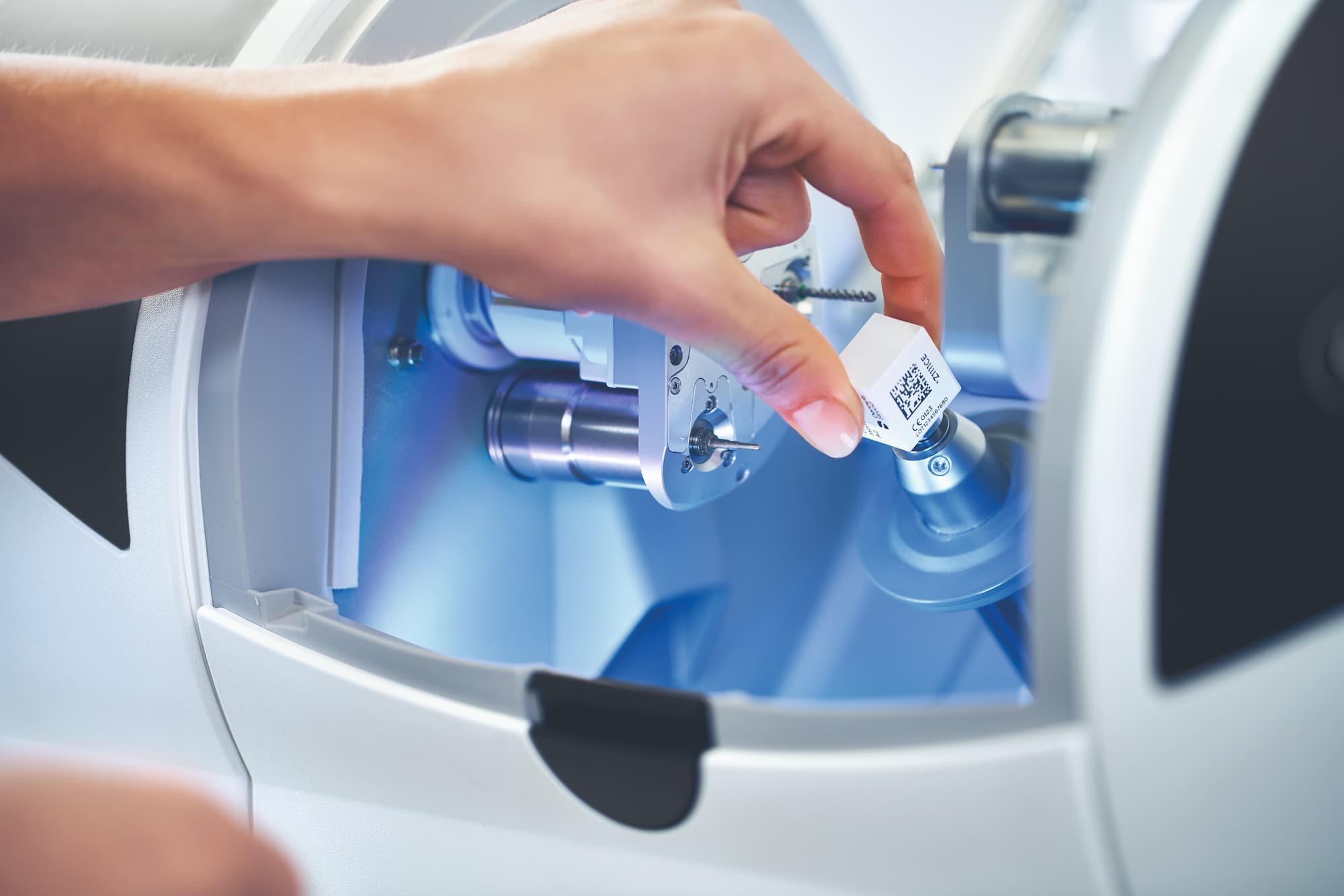 Selection of the block to cut